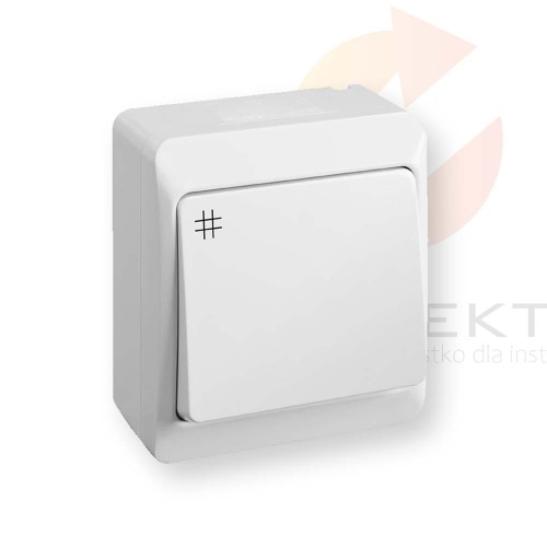 HERMES Łącznik krzyżowy biały IP44 ŁNT-7 0338-02 ELEKTROPLAST-NASIELSK Hurtownia Elektryczna Lux-Elektro Rzeszów Tyczyn | Sklep Elektryczny Online