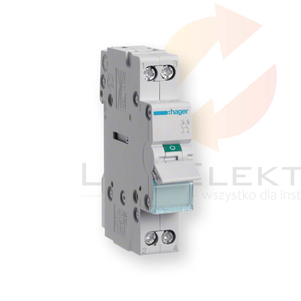 HAGER rozłącznik modułowy 25A 2P SBN225 - Hurtownia Elektryczna Lux-Elektro Rzeszów Tyczyn | Sklep Elektryczny Online