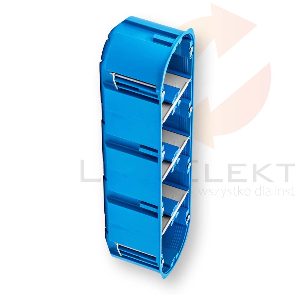 SIMET puszka podtynkowa poczwórna 60mm regips głęboka niebieska P4x60D 32097203 Hurtownia Elektryczna Lux-Elektro Rzeszów Tyczyn | Sklep Elektryczny Online