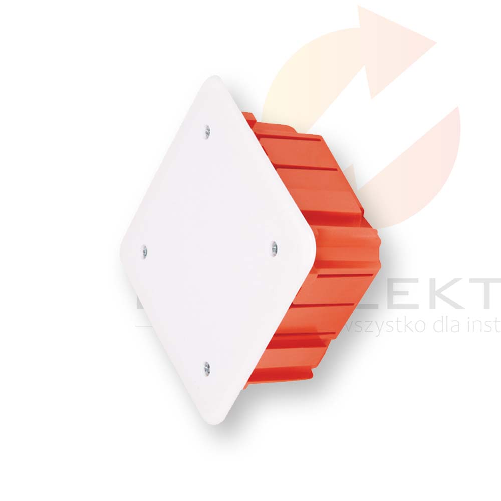 INSTALL-BOX Puszka instalacyjna p/t 105x105x50mm ceglasta 0262-01 Hurtownia Elektryczna Lux-Elektro Rzeszów Tyczyn | Sklep Elektryczny Online