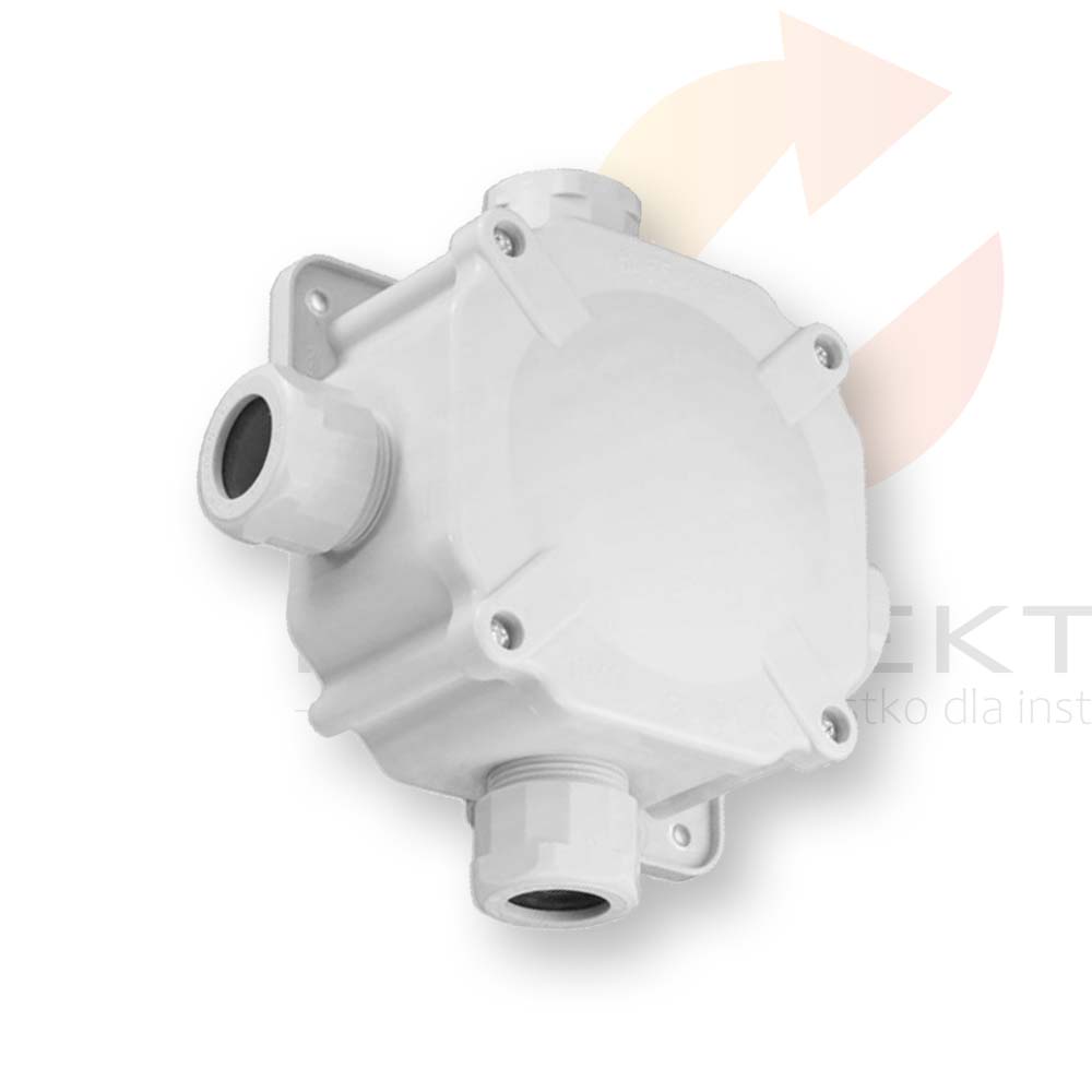 Puszka n/t hermetyczna 27/P 97x97x47 5x6mm2 IP67 A.0036 Hurtownia Elektryczna Lux-Elektro Rzeszów Tyczyn | Sklep Elektryczny Online