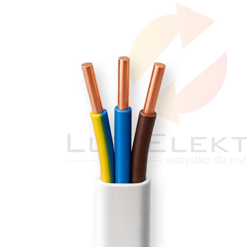 Przewód YDYp 3x1,5 żo 450/750V /100m/ DAMIR  Hurtownia Elektryczna Lux-Elektro Rzeszów Tyczyn | Sklep Elektryczny Online