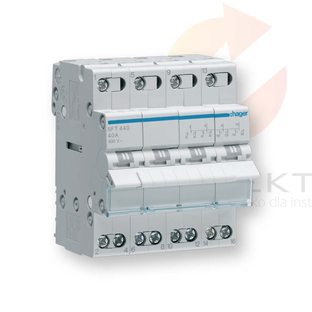 Przełącznik modułowy I-0-II 4P 40A SFT440  Hurtownia Elektryczna Lux-Elektro Rzeszów Tyczyn | Sklep Elektryczny Online