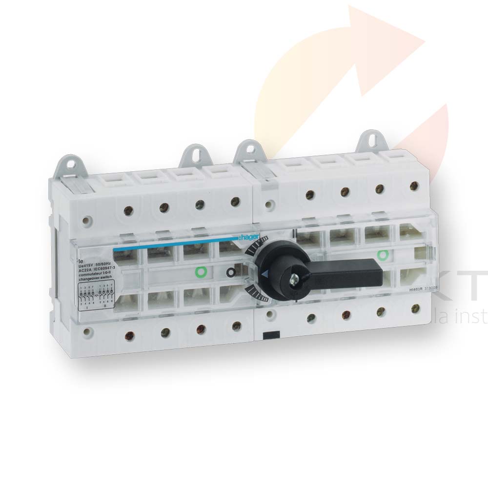 Przełącznik sieć-agregat 4P 63A HI403R  Hurtownia Elektryczna Lux-Elektro Rzeszów Tyczyn | Sklep Elektryczny Online