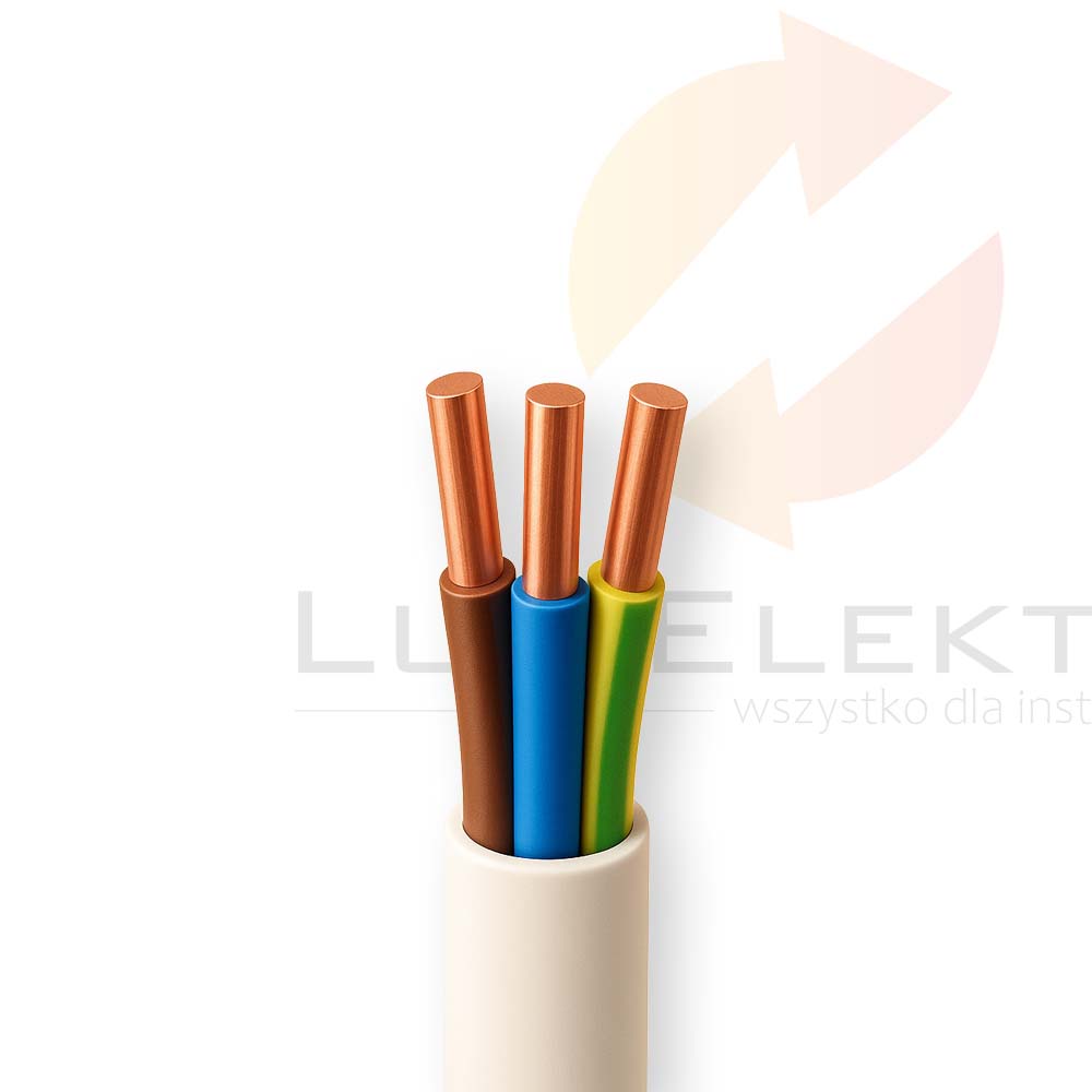 Przewód YDY 3x1,5 żo 450/750V /100m/ NKT  Hurtownia Elektryczna Lux-Elektro Rzeszów Tyczyn | Sklep Elektryczny Online