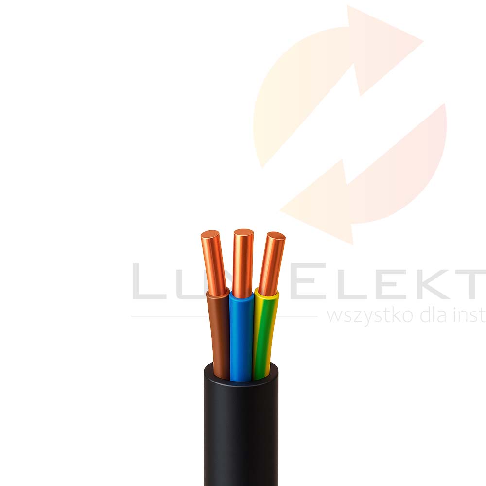 Kabel energetyczny YKY 3x1,5 żo 0,6/1kV /100m/ ELEKTROKABEL Hurtownia Elektryczna Lux-Elektro Rzeszów Tyczyn | Sklep Elektryczny Online
