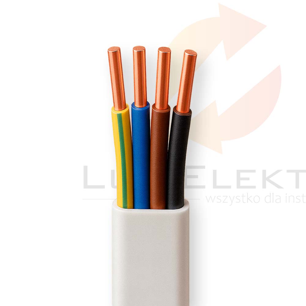 Przewód NKT instal YDYp 4x2,5 żo 450/750V /100m/  Hurtownia Elektryczna Lux-Elektro Rzeszów Tyczyn | Sklep Elektryczny Online