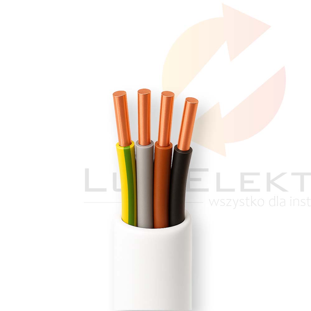 Przewód YDY 4x6 żo 450/750V /25m/ ELEKTROKABEL  Hurtownia Elektryczna Lux-Elektro Rzeszów Tyczyn | Sklep Elektryczny Online
