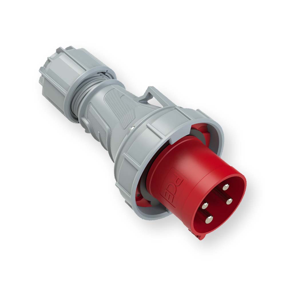 Wtyczka przenośna 63A 4P 400V czerwona IP67 POWER TWIST 034-6 PCE (id: 241604)  Hurtownia Elektryczna Lux-Elektro Rzeszów Tyczyn | Sklep Elektryczny Online