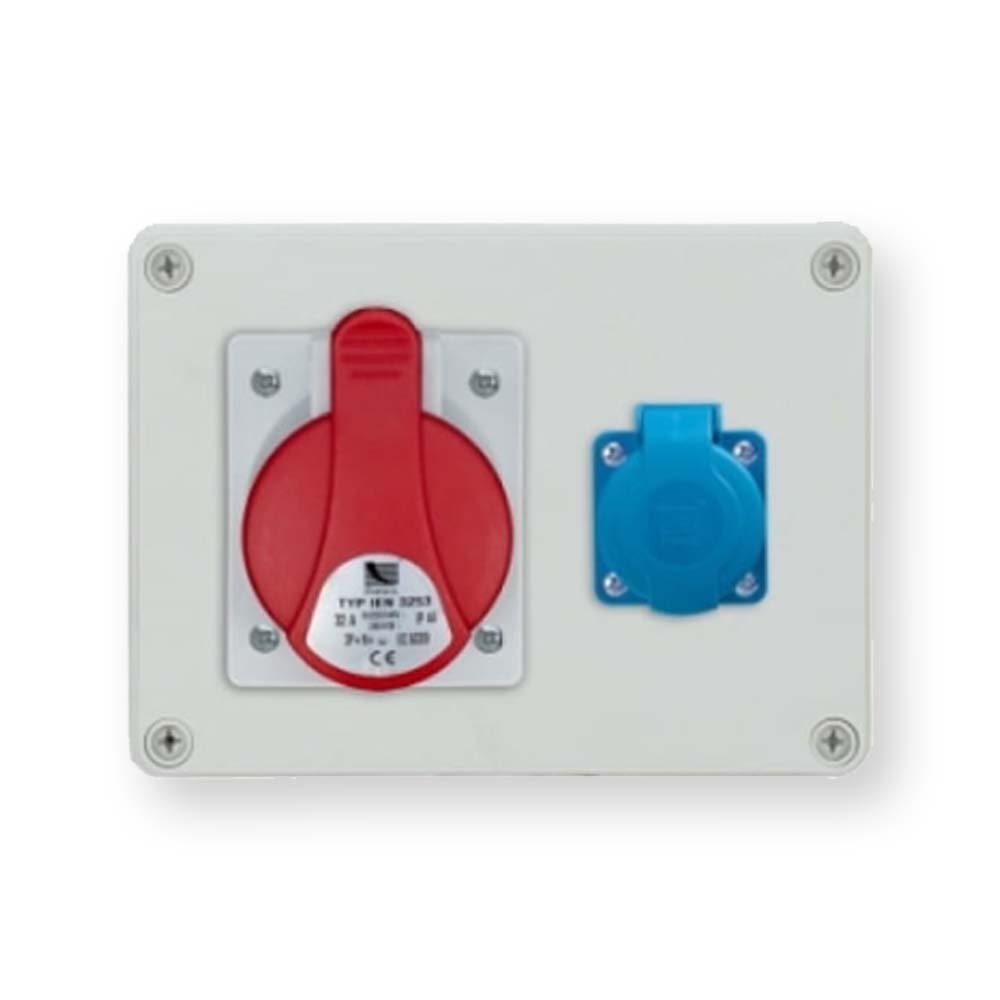 Rozdzielnica stacjonarna R-BOX 190 1x32A/5P 1x250V IP44 B.1215  Hurtownia Elektryczna Lux-Elektro Rzeszów Tyczyn | Sklep Elektryczny Online