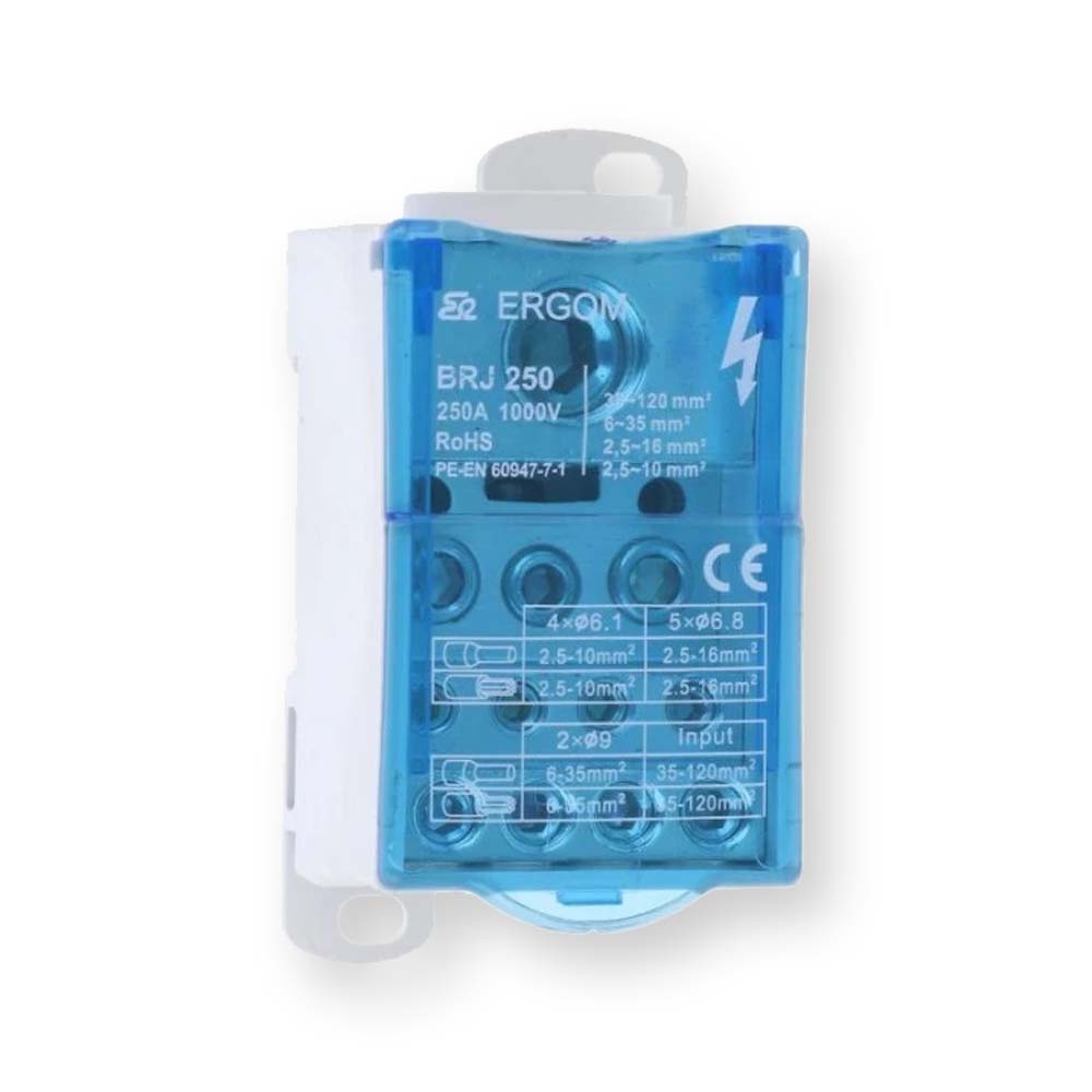 Blok rozdzielczy BRJ 250 R33RA-02030102701 ERGOM Hurtownia Elektryczna Lux-Elektro Rzeszów Tyczyn | Sklep Elektryczny Online