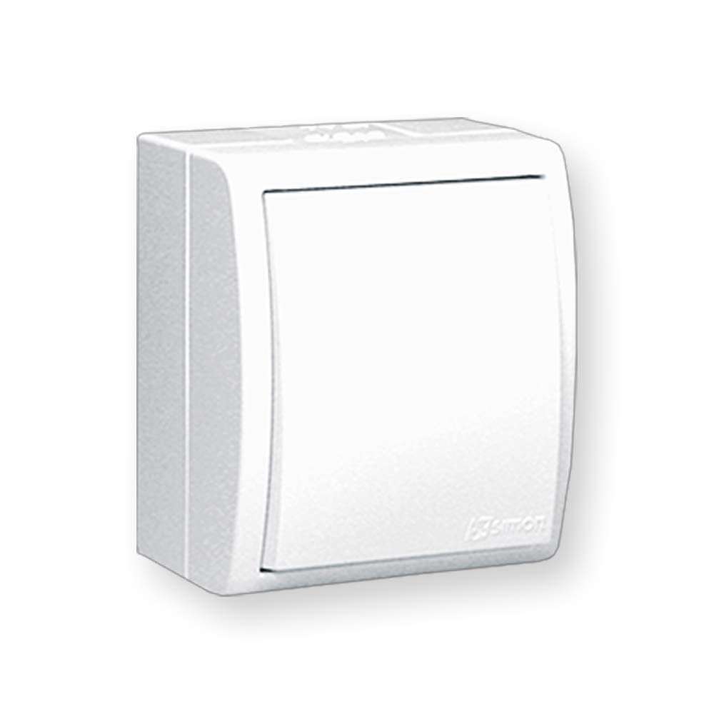 Simon Aquarius Łącznik hermetyczny jednobiegunowy IP54 biały AQW1/11 Hurtownia Elektryczna Lux-Elektro Rzeszów Tyczyn | Sklep Elektryczny Online